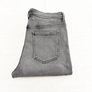 AGOLDE Pinch Waist Skinny Charcoal Gray Black Denim Jeans Zip Fly Size 32